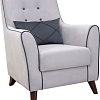 Интерьерное кресло Нижегородмебель Френсис ТК 264 (офелия/амиго велюр, светло-серый/серый)