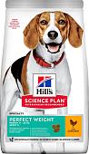 Сухой корм для собак Hill's Science Plan Perfect Weight Adult Medium с курицей 12 кг