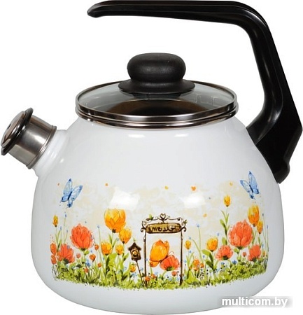 Чайник со свистком СтальЭмаль Голландский 4с209я