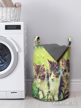 Корзина JoyArty Котята с пузырями gaba_6569