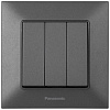 Выключатель Panasonic Arkedia Slim WNTC00152DG-BY