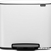 Brabantia Bo Pedal Bin 3 x 11л (белый)
