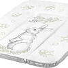 Пеленальный матрас Sweet Baby Foresta Magica Grigio Oliva 58x71 (заяц серый/оливковый)