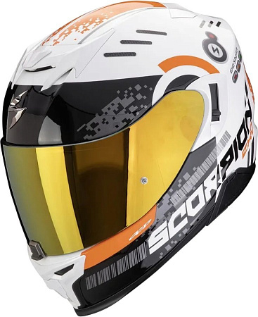 Scorpion Exo Exo-520 Evo Air Titan (р. M, белый/оранжевый)