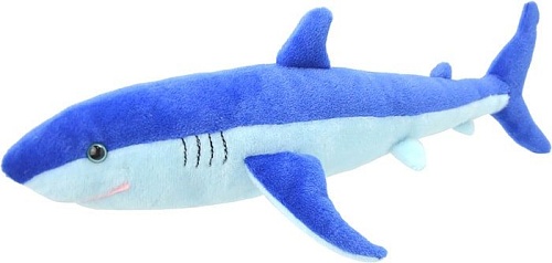 Классическая игрушка All About Nature Акула Голубая K8268-PT