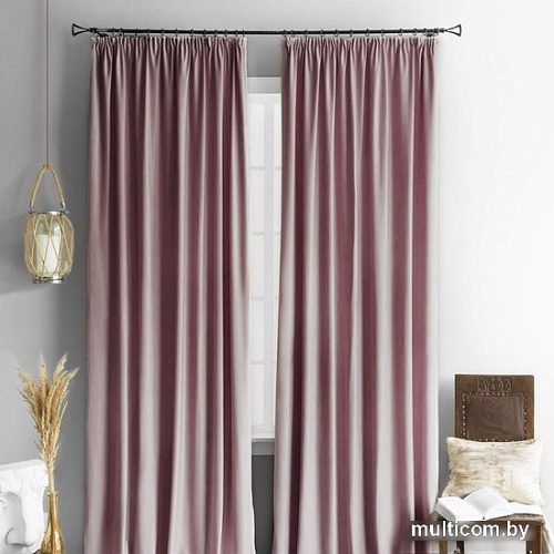 Комплект штор Pasionaria Бархат 290x230 (2 шт, розовый)