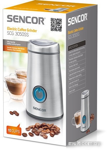 Кофемолка Sencor SCG 3050SS