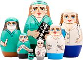 Развивающая игра Брестская Матрешка Подарки врачу и медсестре (набор 7 шт)