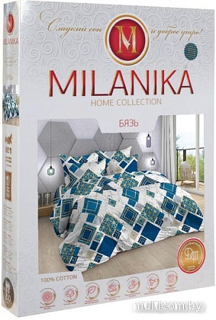 Постельное белье Миланика Плутон 2сп (бязь)