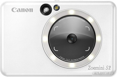 Фотоаппарат Canon Zoemini S2 (жемчужный белый)