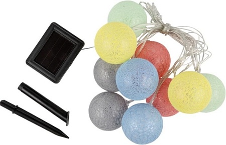 Новогодняя гирлянда Uniel USL-S-139/PM2000 Cotton Balls UL-00010436