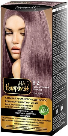 Белита-М Hair Happiness Стойкая 8.2 перламутровый блондин