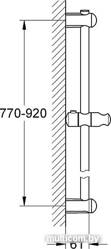 Душевая штанга Grohe Euphoria 27500000