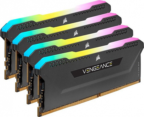 Оперативная память Corsair Vengeance RGB PRO SL 4x8GB DDR4 PC4-25600 CMH32GX4M4E3200C16