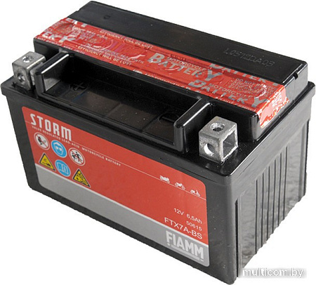 Мотоциклетный аккумулятор FIAMM FTX7A-BS (6 А·ч)