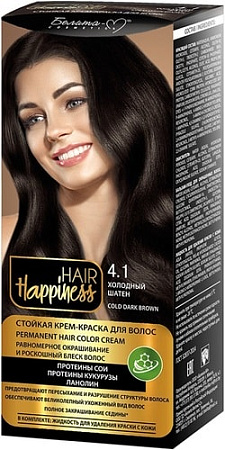Белита-М Hair Happiness Стойкая 4.1 холодный шатен