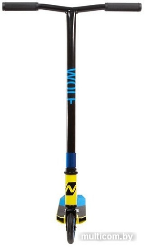 Самокат Novatrack Wolf 110 Alloy 110A.WOLF.BLM21 (лимонный)
