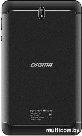 Планшет Digma Plane 7561N PS7176MG 16GB 3G (черный)