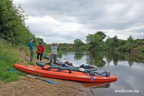 Надувная лодка Вольный ветер Ермак 540 Смарт (серый)