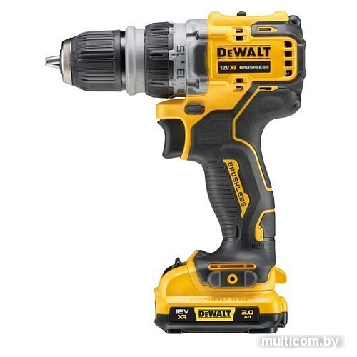 Дрель-шуруповерт DeWalt DCD703L2T (с 2-мя АКБ, кейс, набор патронов)