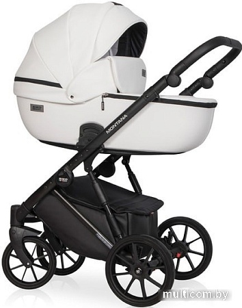 Универсальная коляска Riko Basic Montana Ecco (2 в 1, 11/белый)