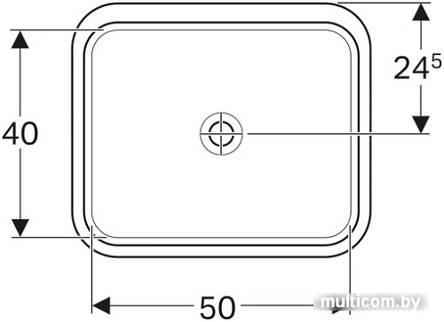 Умывальник Geberit Variform 500.767.01.2