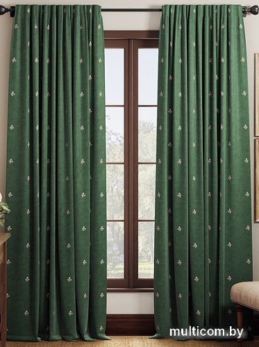 Комплект штор Pasionaria Гинко 290x240 (изумрудный)
