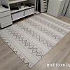 Ковер для жилой комнаты Radjab Carpet Сканди Сизаль Прямоугольник 10926C 12253RK (0.8x1.5, Grii/Krem)