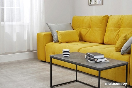 Диван PirroGroup Питсбург (велюр, velvet yellow)