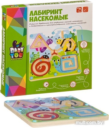 Лабиринт Bondibon Baby You Насекомые ВВ4009