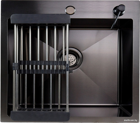 Кухонная мойка Berge 5045 premium Nano Black (черный)