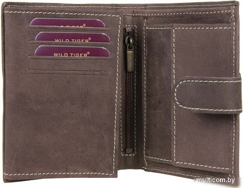 Портмоне Wild Tiger AM-28-073 (темно-коричневый)
