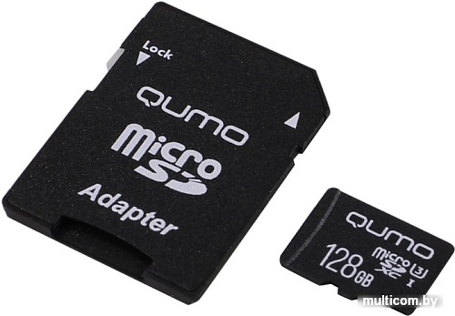 Карта памяти QUMO microSDXC QM128GMICSDXC10U3 128GB