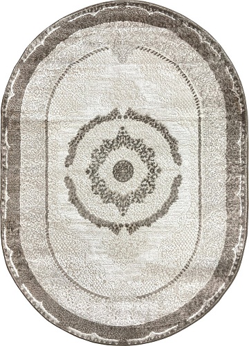Ковер для жилой комнаты Safyun Eva LZ140-CREAM-VIZON-OVAL (1.6x2.3)
