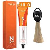 Крем-краска Ollin Professional N-Joy Color Cream 10/0 светлый блондин 100 мл