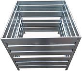 Садовый измельчитель Формула качества Оцинкованный без крышки 1000x1000x1000 (неокрашенный)