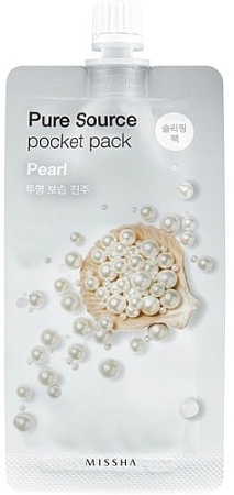 Missha Маска Pure Source Pocket Pack Pearl ночная 10 мл