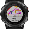 Умные часы Garmin Fenix 5X Plus Sapphire (черный)