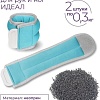 Комплект утяжелителей Indigo Идеал 2x0.3 кг SM-408/0,3 (бирюзовый)