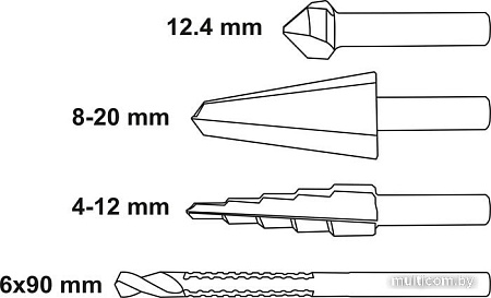 Набор сверл Sthor 22640