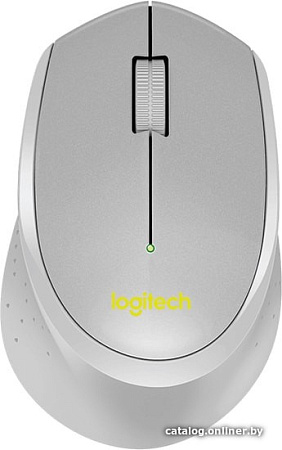 Мышь Logitech M330 Silent Plus (серый/желтый)