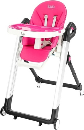 Стульчик для кормления Nuovita Orbita (малиновый/серебристый)