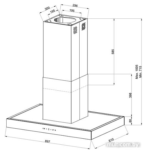 Кухонная вытяжка KUPPERSBERG Dudl 8 GB