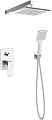 Душевая система Esko Squared Chrome 6in1 SQ