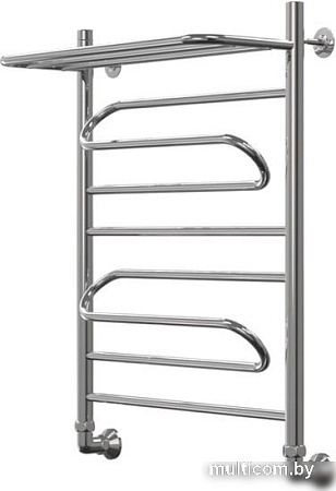 Полотенцесушитель Granula Браво, нижнее подключение с полкой 50х80 см