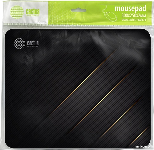 Коврик для мыши CACTUS Gold Geometry CS-MPC-P04M
