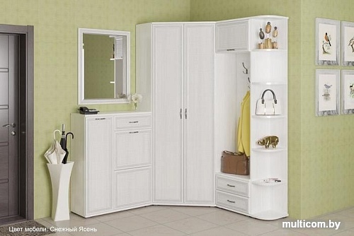 Тумба для обуви Лером Карина ТБ-1002-СЯ (снежный ясень)