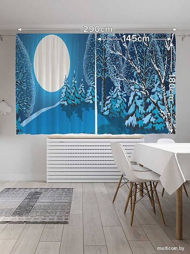 JoyArty На оленях через лес p_19397 (145x180)