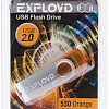 USB Flash Exployd 530 4GB (оранжевый)