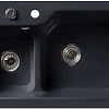 Кухонная мойка Belux SG-REC-DUO 8045 (черный обсидиан)